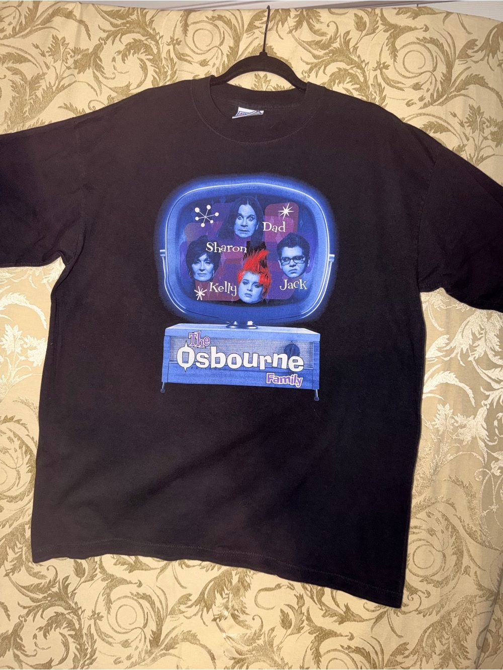 Osbourne Family Black Graphic Short Sleeve Tee